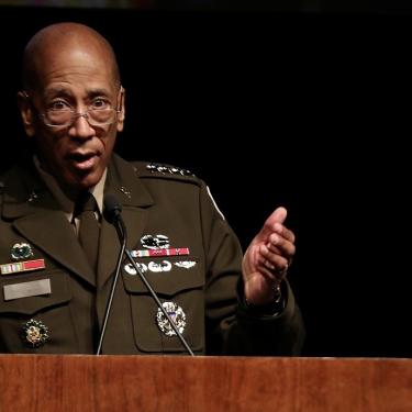 Gen. Charles Hamilton, commanding general of Army Materiel Command