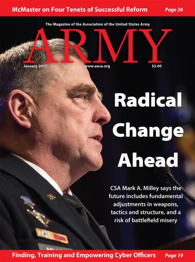 AUSA Army Magazine Cover January 2017