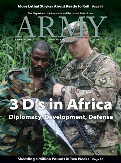 AUSA Army Magazine Cover November 2017
