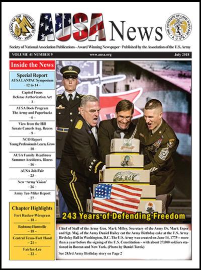 AUSA News July 2018 Cover