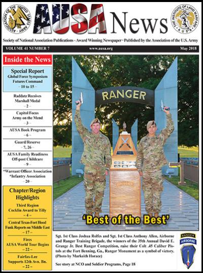 AUSA News May 2018 Cover