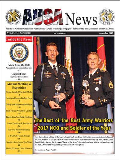 AUSA News November 2017 Cover
