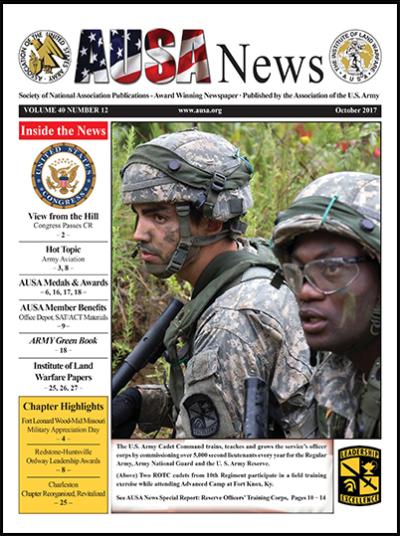 AUSA News October 2017 Cover