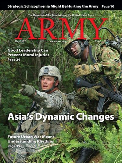 AUSA Army Magazine Cover May 2017