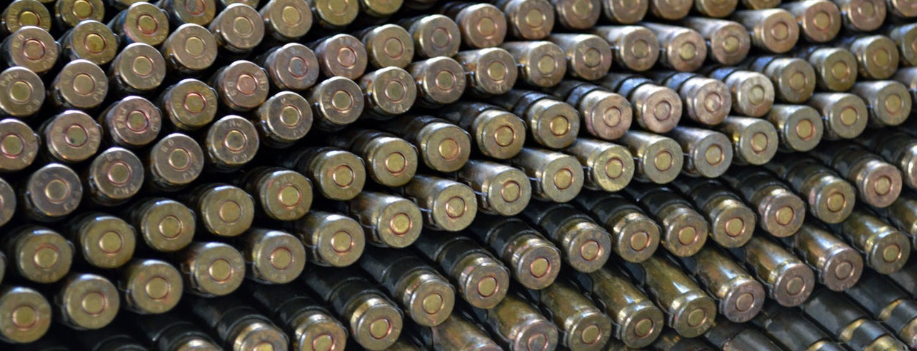 Photograph of bullets