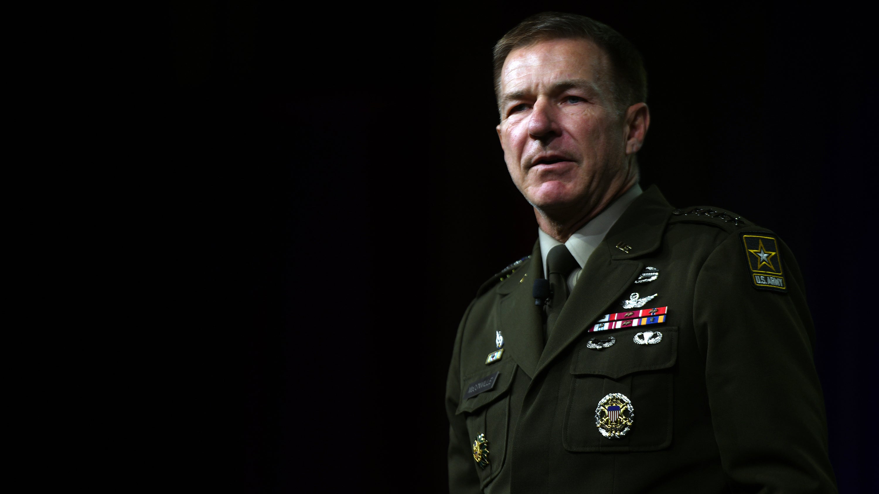 Chief of Staff of the Army Gen. James McConville speaks