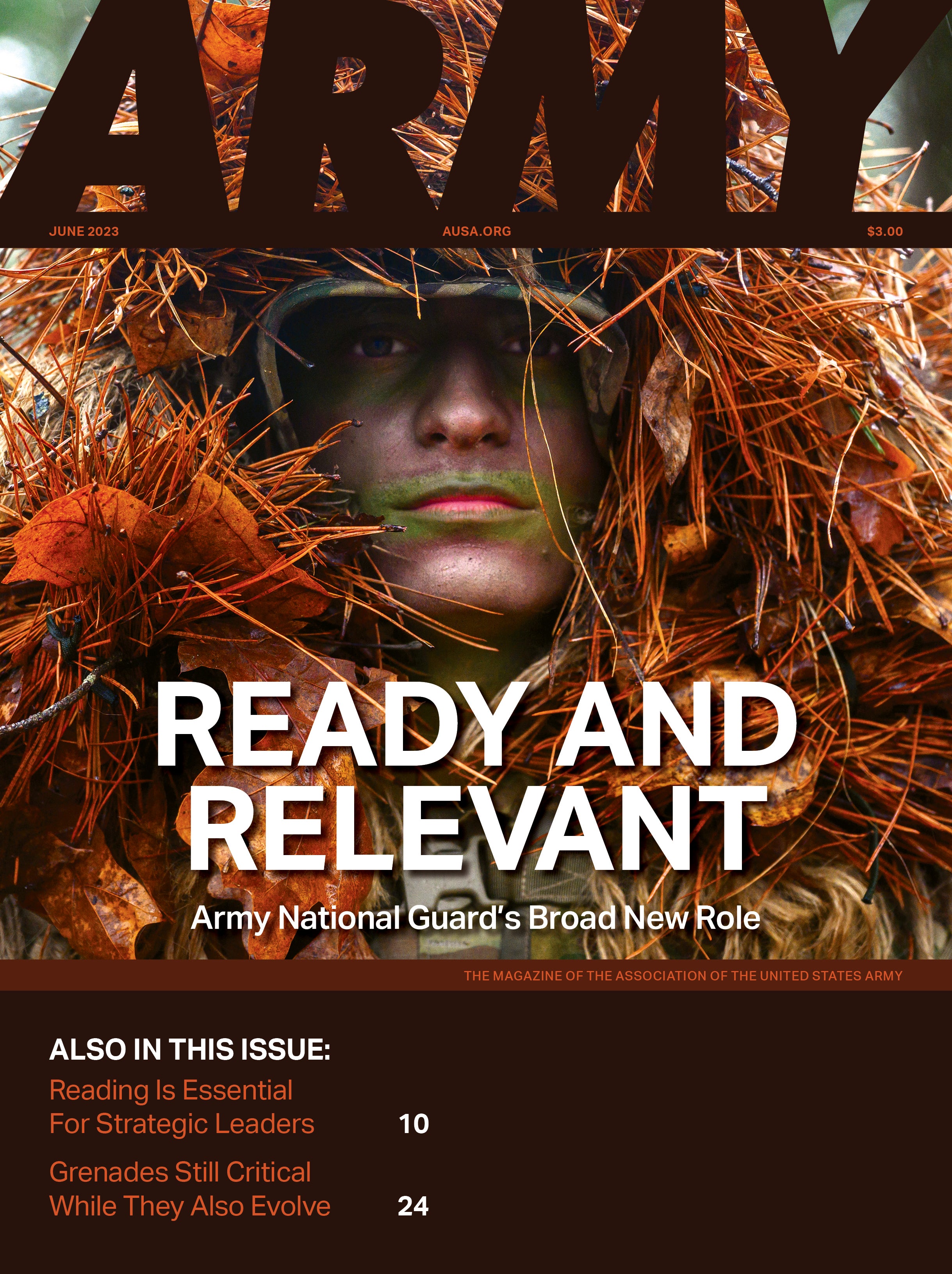 June 2023 ARMY magazine cover