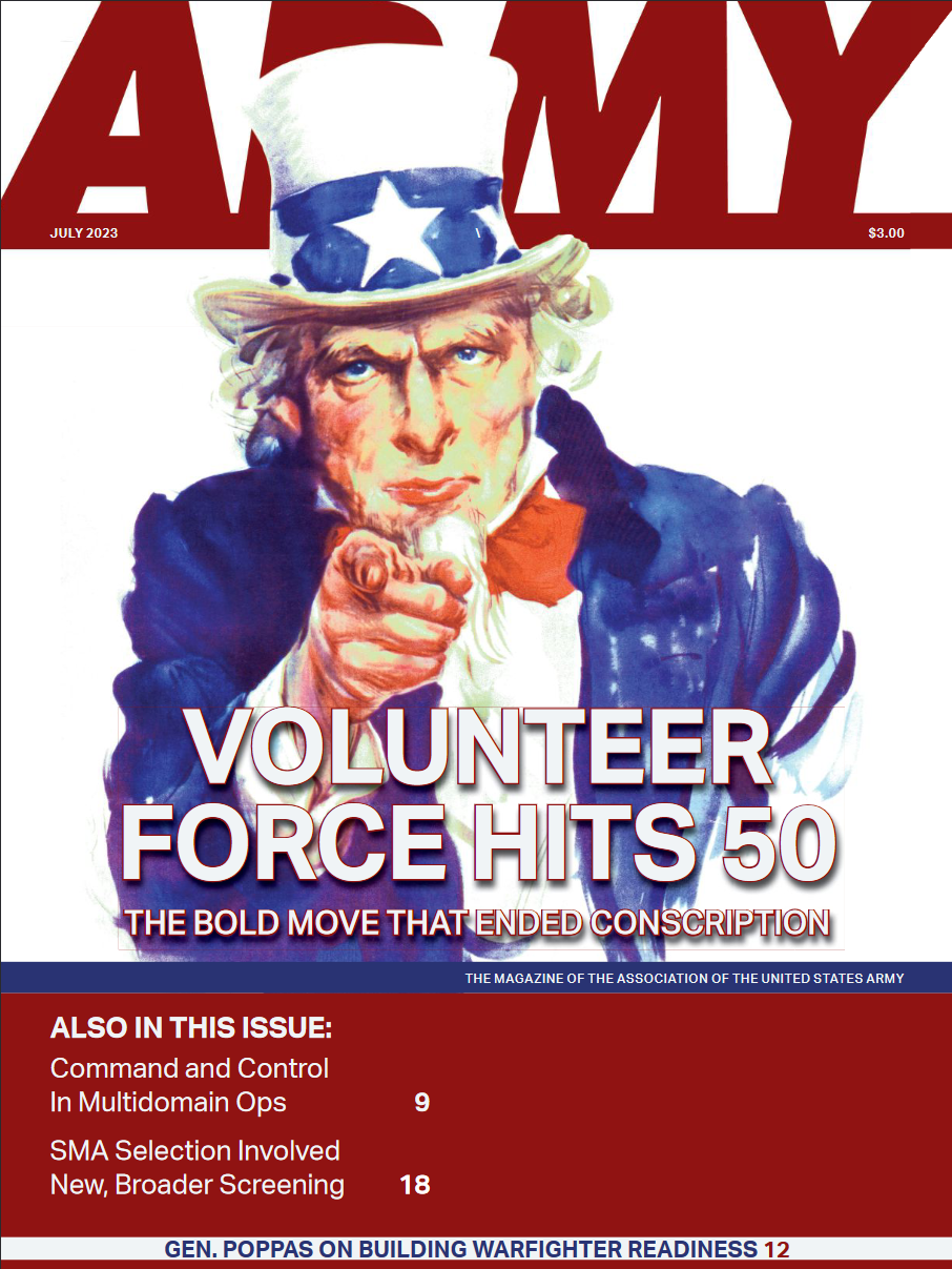 July 2023 ARMY magazine cover