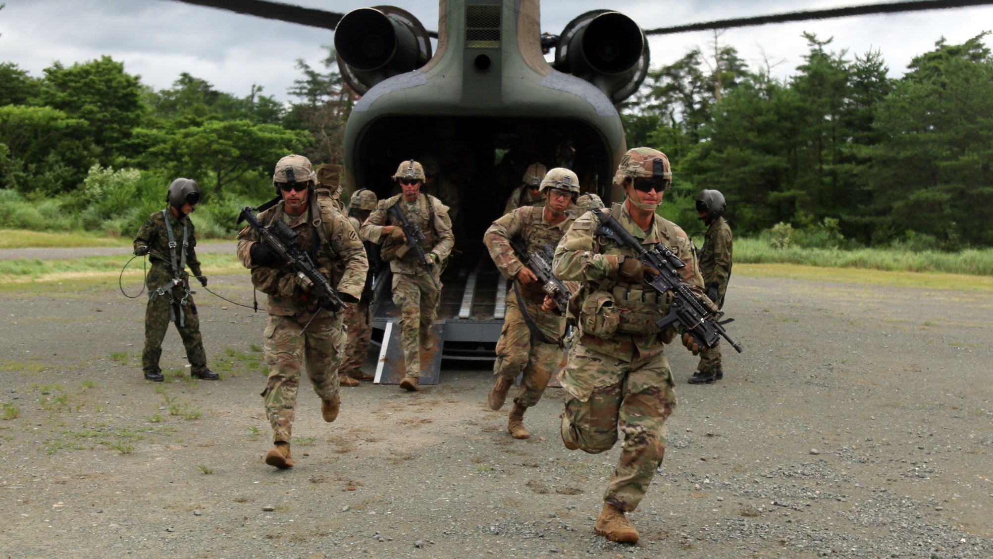 Soldiers in joint training mission in Pacific
