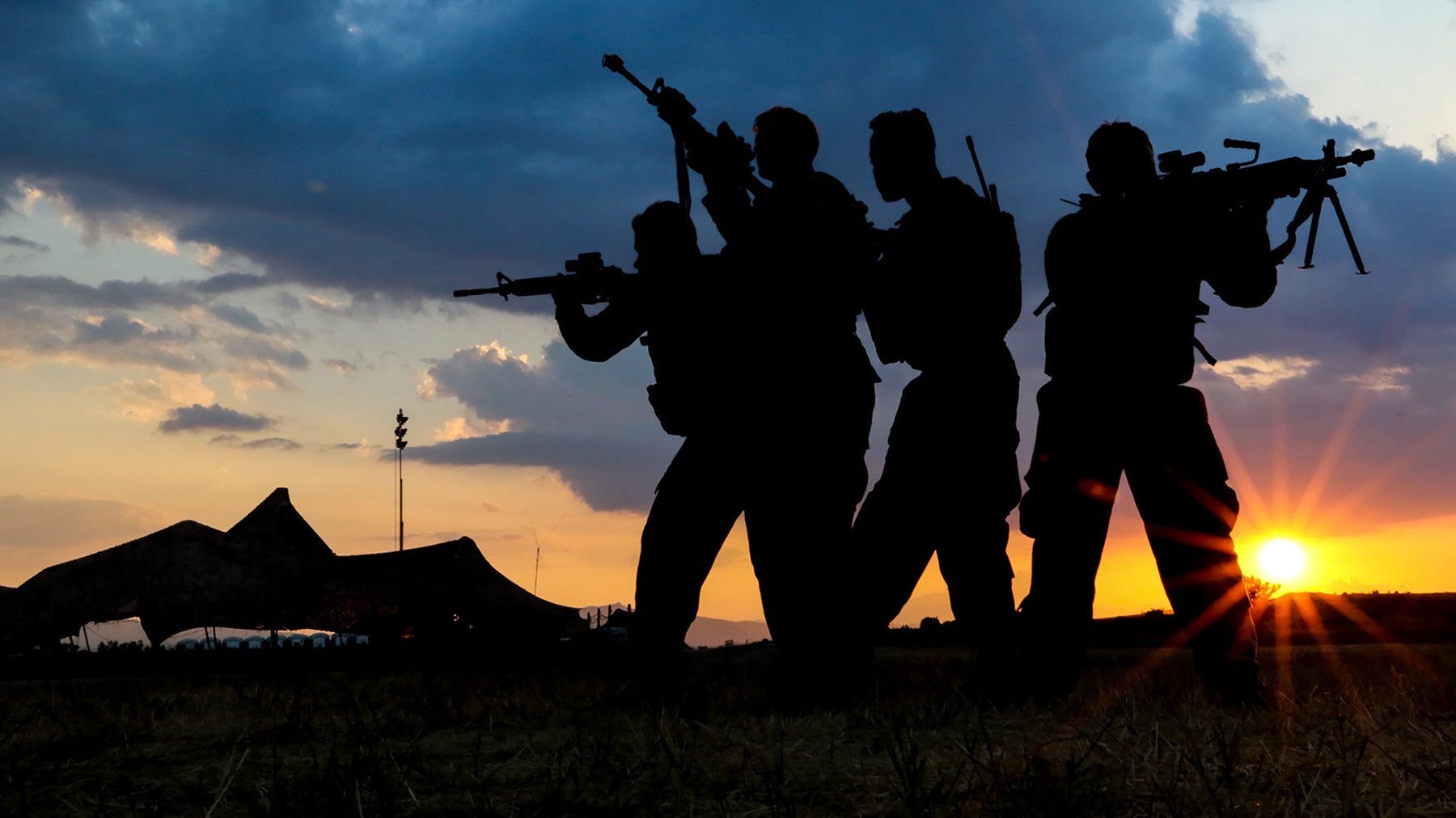 Soldiers posing (Credit: U.S. Army/Maj. Gregory McElwain)