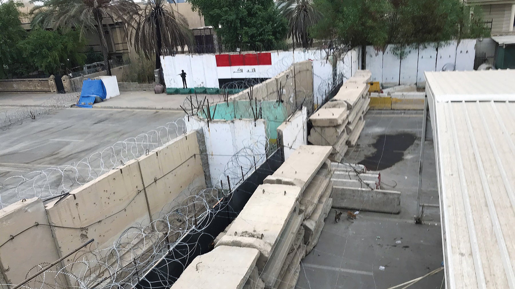A gate leading into Baghdad’s Green Zone. (Credit: U.S. Army/Maj. Jeb Graydon)