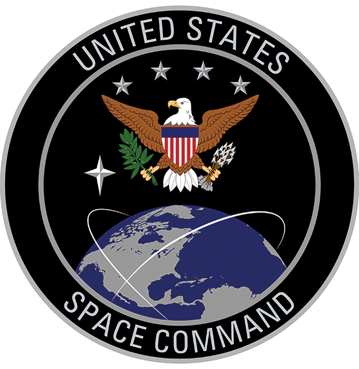 The emblem of the U.S. Space Command. (Credit: DoD)