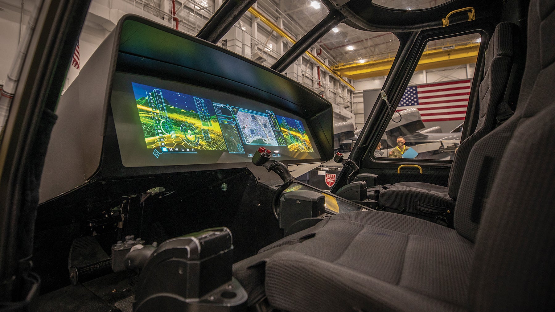 Helicopter cockpit