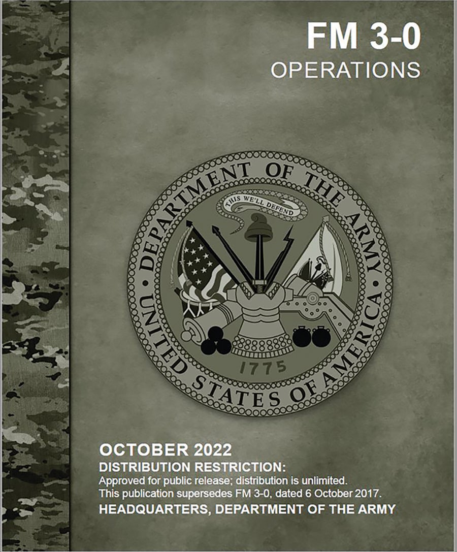 The cover of the new Field Manual 3-0: Operations. (Credit:  U.S. Army)