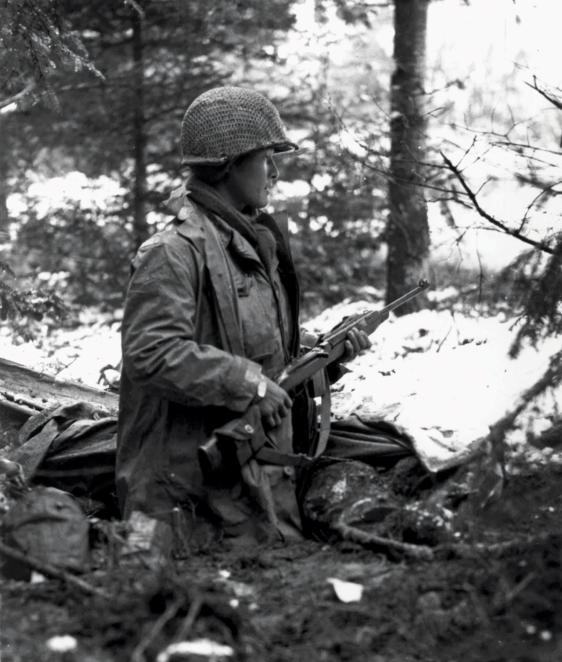 Sgt. Daniel Inouye in France in November 1944. (Credit: Wikipedia)