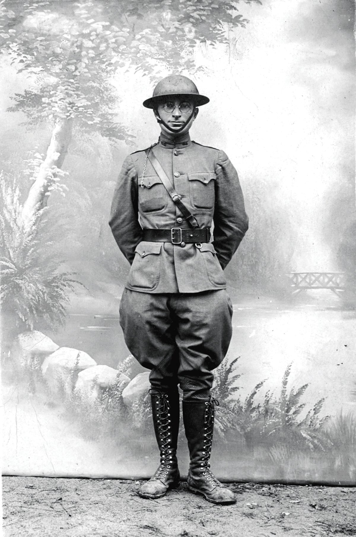 Harry Truman in France during World War I. (Credit: National Park Service)