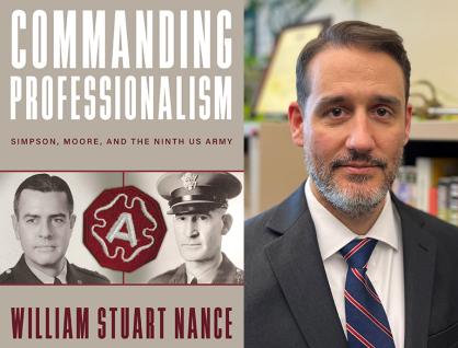 Commanding Professionalism book cover and author headshot