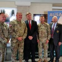 AUSA Redstone Huntsville Chapter 115th Expeditionary Signal Battalion Deployment Ceremony