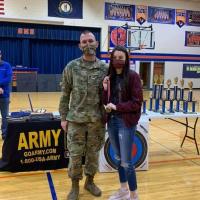 SFC Armentrout and Layla Blevins