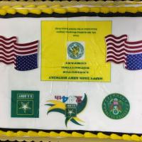 Army Birthday cake to recruiting office