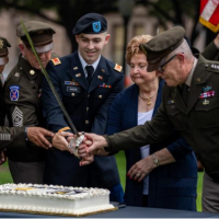 AFC Cake Cutting for Army's Birthday at the State Capital