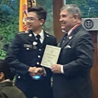 COL (R) Patterson and CDT Fong