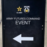 Sign for the event