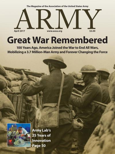 AUSA Army Magazine Cover April 2017