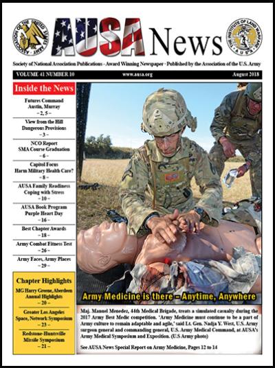 AUSA News August 2018 Cover