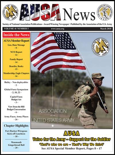 AUSA News March 2018 Cover