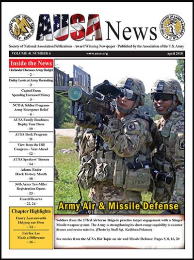 AUSA News April 2018 Cover