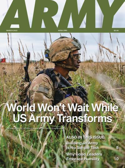 March 2022 ARMY magazine cover