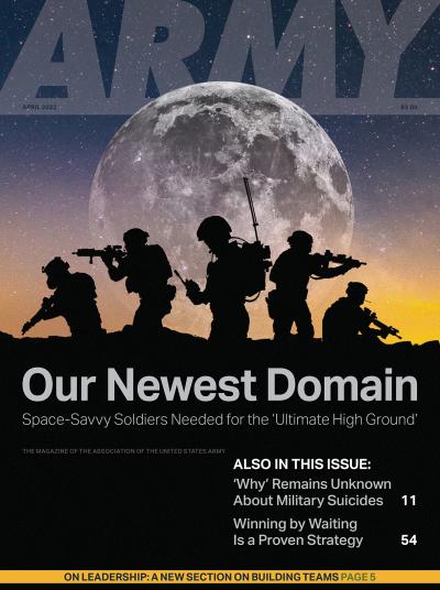 April 2022 ARMY magazine cover