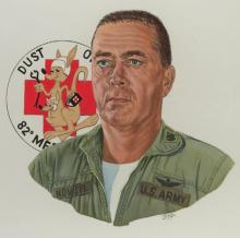 A portrait of Chief Warrant Officer 4 Michael Novosel.
