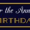 Army 246th Birthday Ball Banner