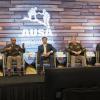 Gen. Gary Brito leads a panel discussion on the Army Profession at AUSA 2023.
