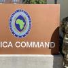 ROTC Cadet Karsen Flom at the U.S. Africa Command headquarters in Stuttgart, Germany, in 2022. (Credit: Courtesy photo)
