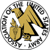 Association of the United States Army Logo - Eagle with Shield, Torch, Olive Branch