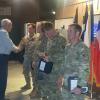 COL (R) John Willis presenting Best Warrior(s) with AUSA coins