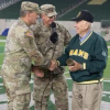 MG (R) Halverson receives Shell Casing at Military Appreciation Weekend